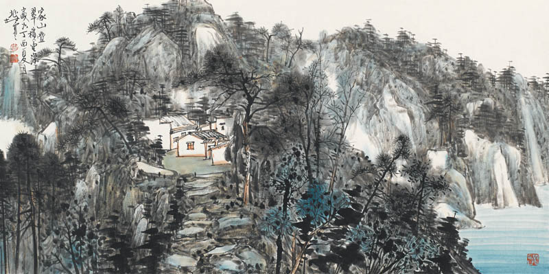荆兆林艺术网山水画
